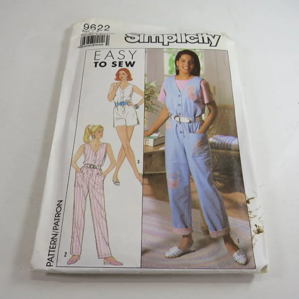 Simplicity 9622 Sewing Pattern UNCUT Jumpsuit sizes 6-24